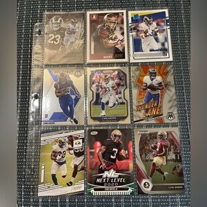 🏈 Cam Akers , Lot of 9 NFL Football Trading Cards, Los Angeles Rams